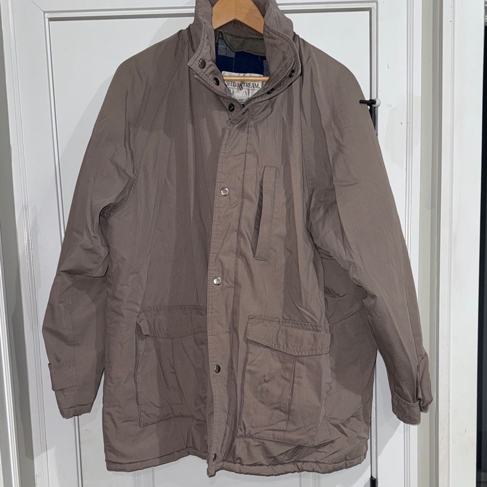 Field & Stream Men's Taupe Puffer Coat